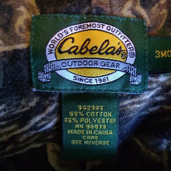 3mo Cabela's Camouflage Overalls - Picture 3 of 3